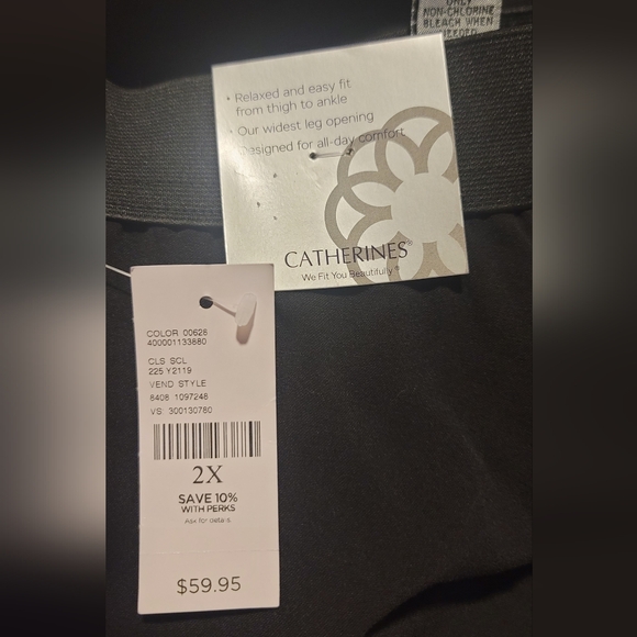 NWT - Catherine's Refined Wide Leg Pant - 2X - 22/24 - Picture 5 of 8